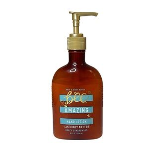 Bath & Body Works Bee Amazing Hand Lotion Honey Butter Sandalwood Amber 8 oz